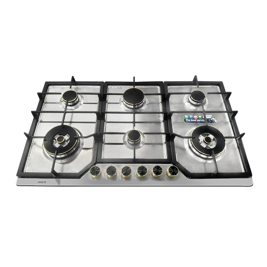 5-burner Built-in Gas Hob (Stainless Steel)