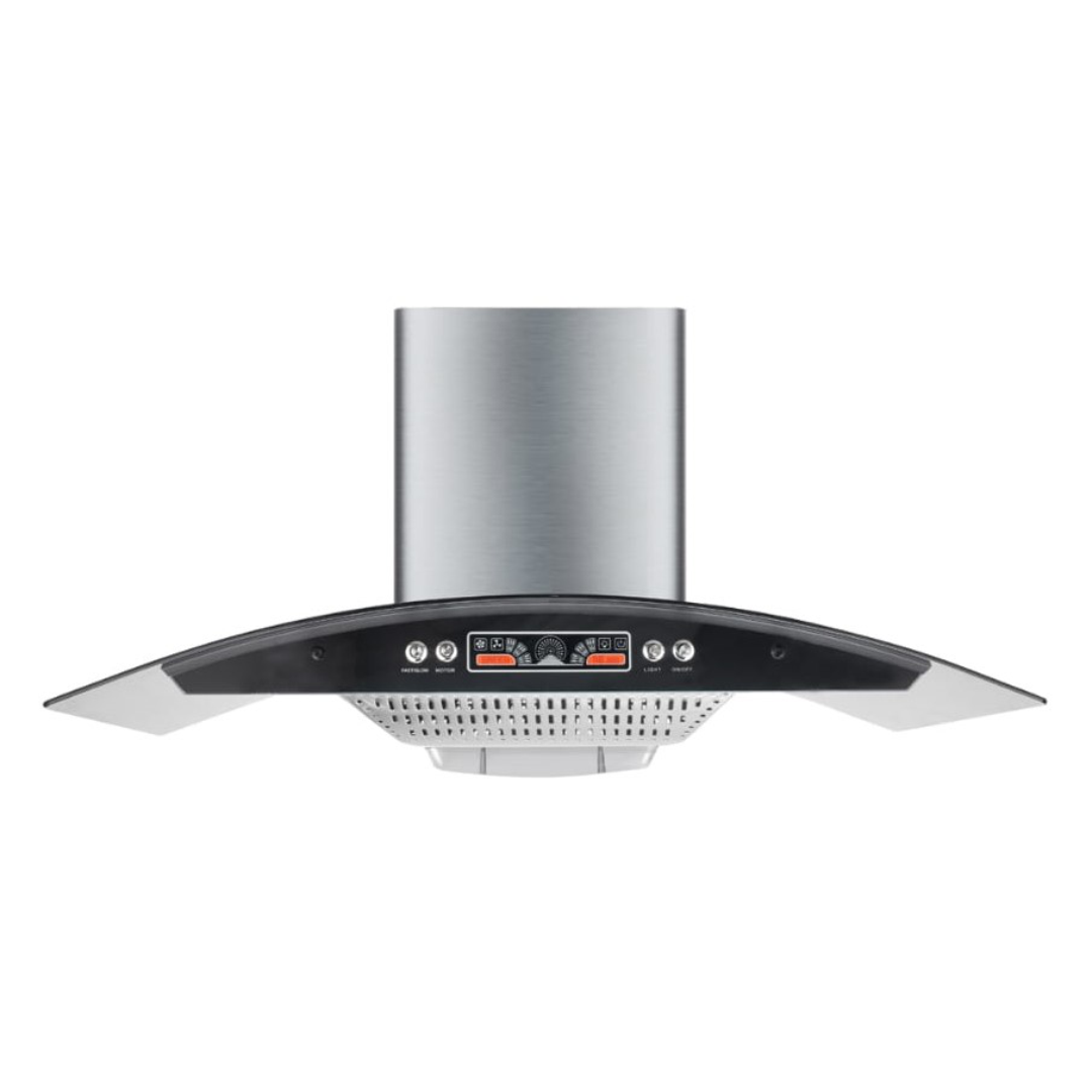 Curved Glass Wall-Mount Cooker Hood