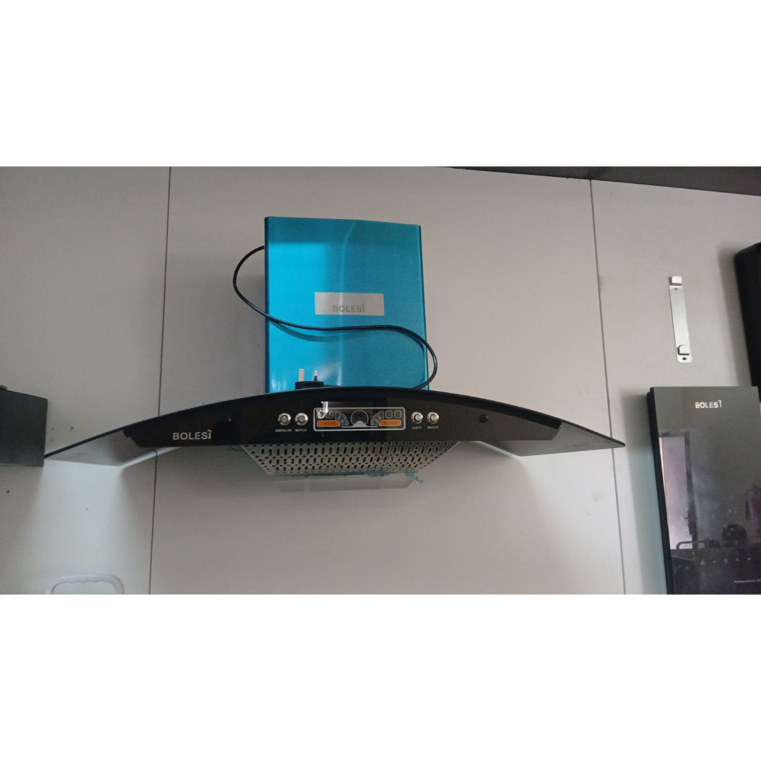 Curved Glass Wall-mount Cooker Hood