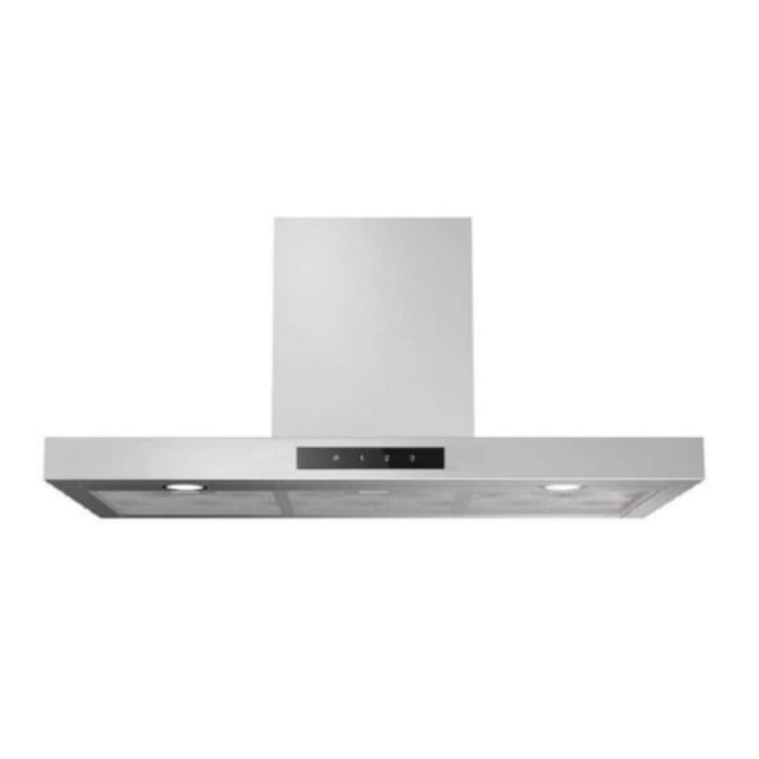 Low-Profile T-Shaped Box Wall-Mount Cooker Hood (White)